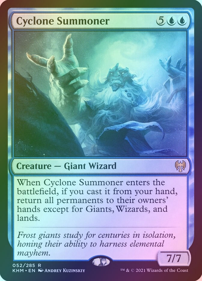 Cyclone Summoner (KHM) (52) / Foil