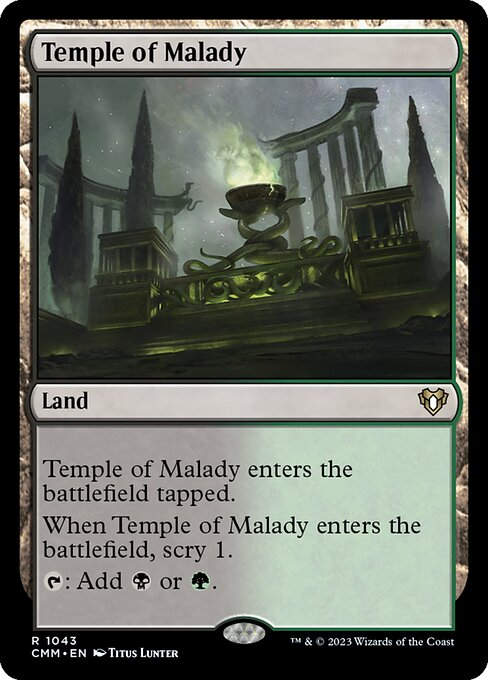 Temple of Malady (cmm) (Commander Deck)