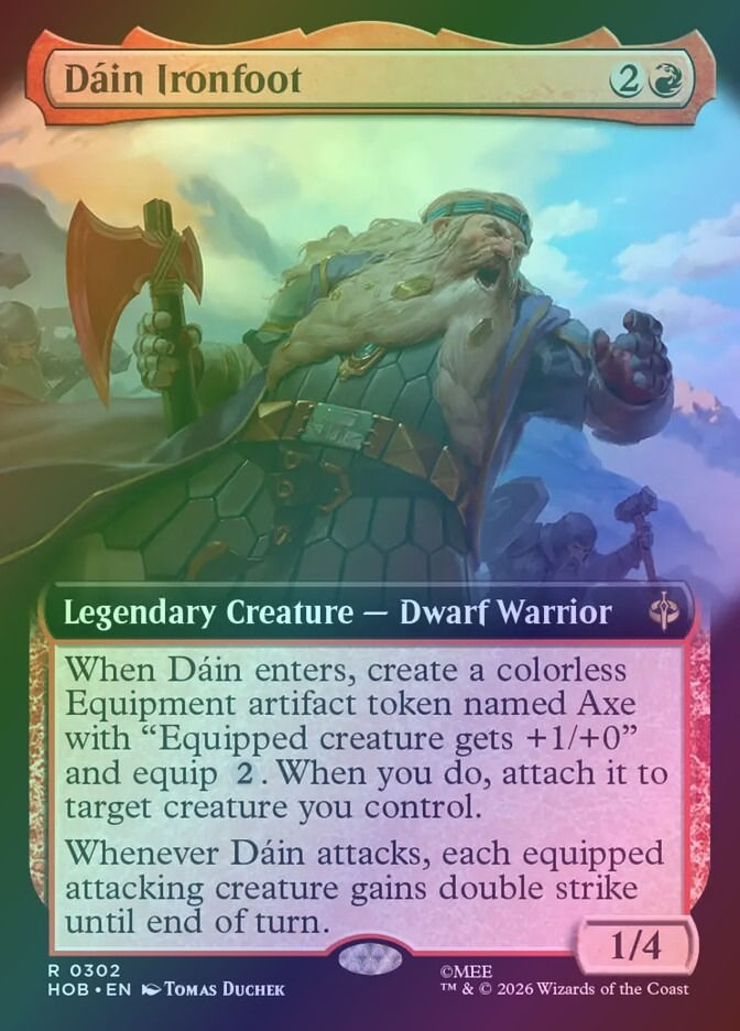 Dáin Ironfoot (HOB) (302) / Extended Art / Foil