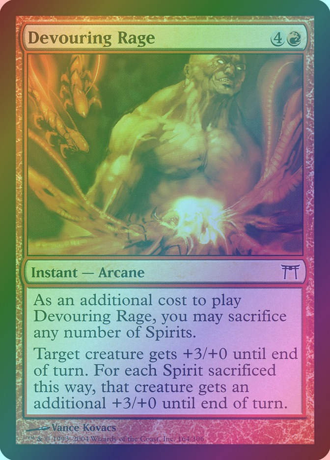 Devouring Rage (CHK) (164) / Foil