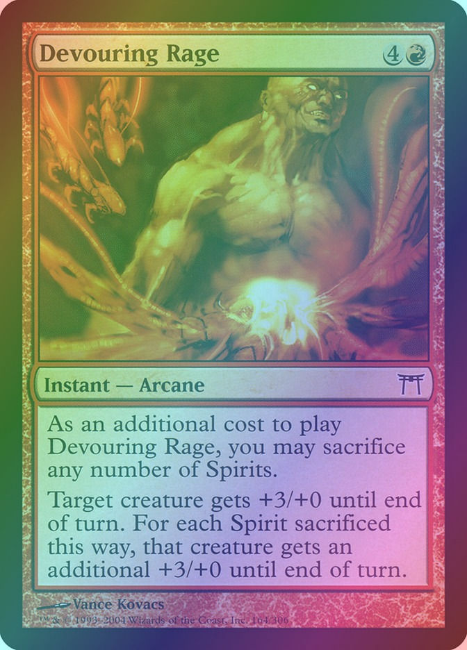 Devouring Rage (CHK) (164) / Foil