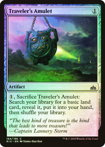 Traveler's Amulet (RIX) (184) / Foil