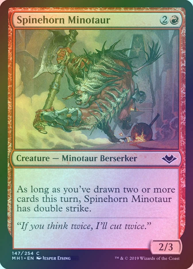 Spinehorn Minotaur (MH1) (147) / Foil