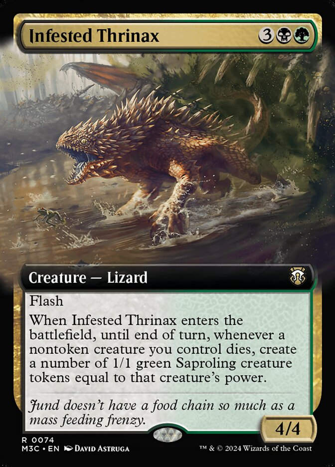Infested Thrinax (m3c) (74) / Extended Art