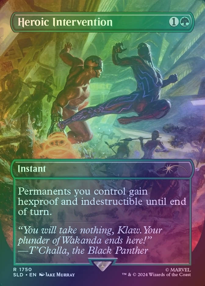 Heroic Intervention (SLD) (1750) / Borderless / Foil
