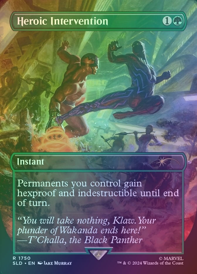 Heroic Intervention (SLD) (1750) / Borderless / Foil