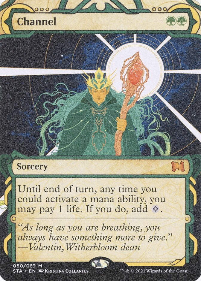 Channel (STA) (50) / Borderless / Showcase / Foil Etched