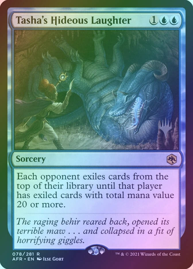 Tasha's Hideous Laughter (PAFR) (78p) / Foil