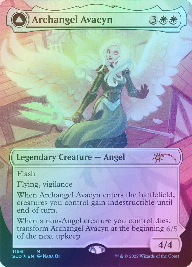 Archangel Avacyn // Avacyn, the Purifier (SLD) (1156) / Borderless / Foil