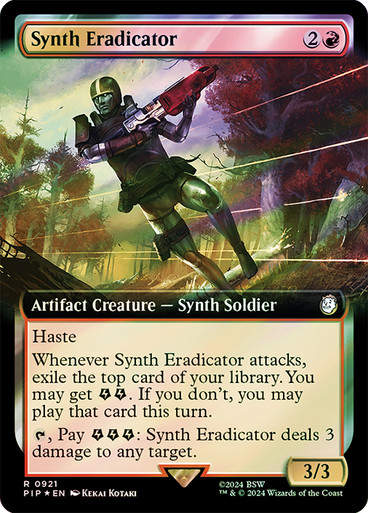 Synth Eradicator (pip) (921) / Extended Surge Foil