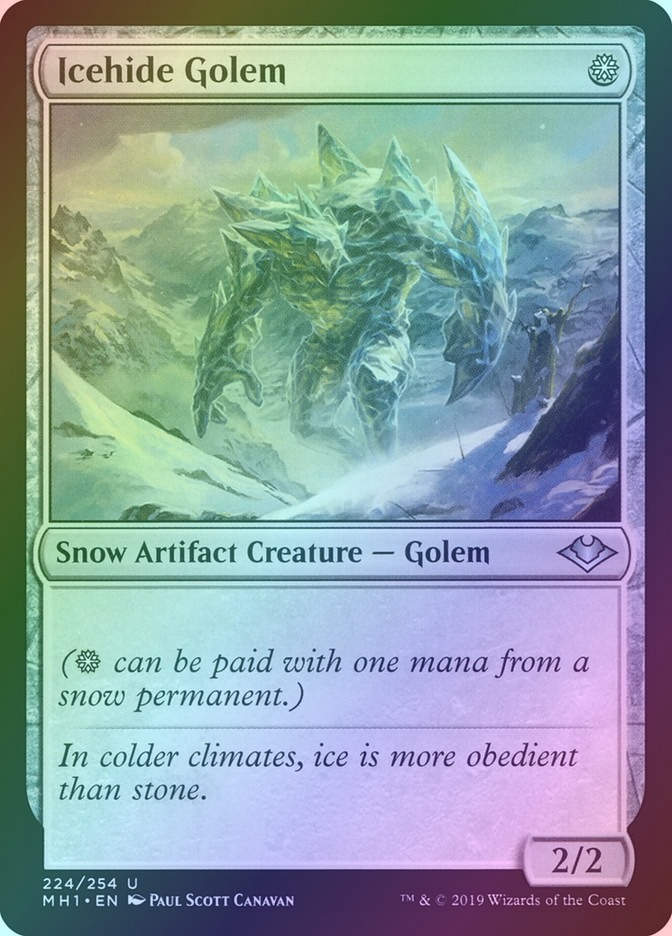 Icehide Golem (MH1) (224) / Foil