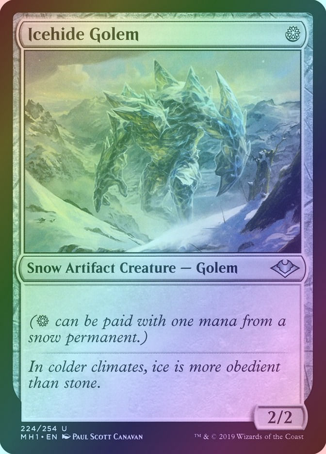 Icehide Golem (MH1) (224) / Foil