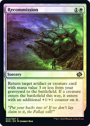 Recommission (BRO) / Foil