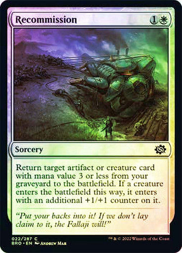 Recommission (BRO) / Foil