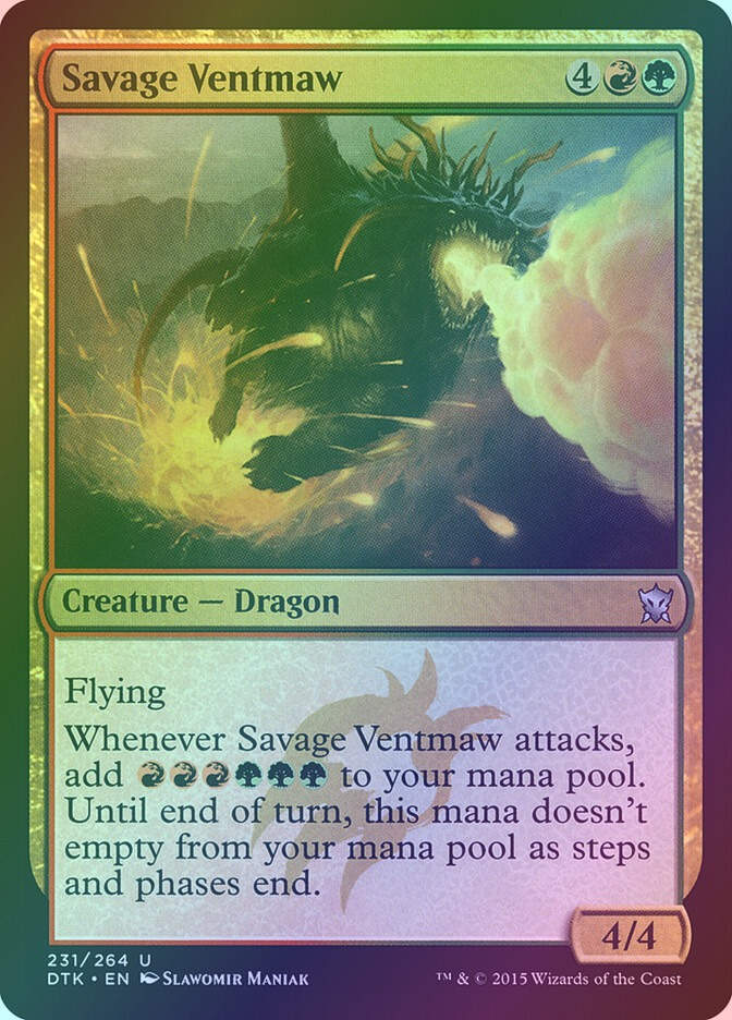Savage Ventmaw (DTK) (231) / Foil