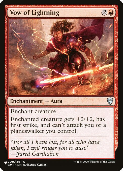 Vow of Lightning (PLST) (CMR-209)