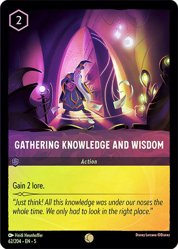 Gathering Knowledge and Wisdom (LOR_SHS) / Foil