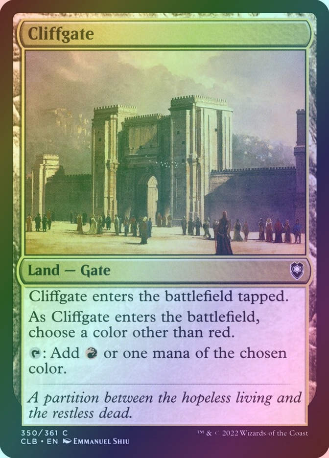 Cliffgate (CLB) (350) / Foil