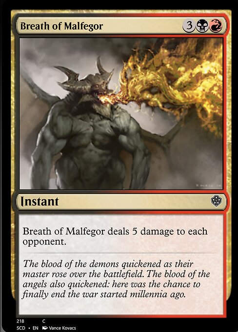 Breath of Malfegor (SCD)