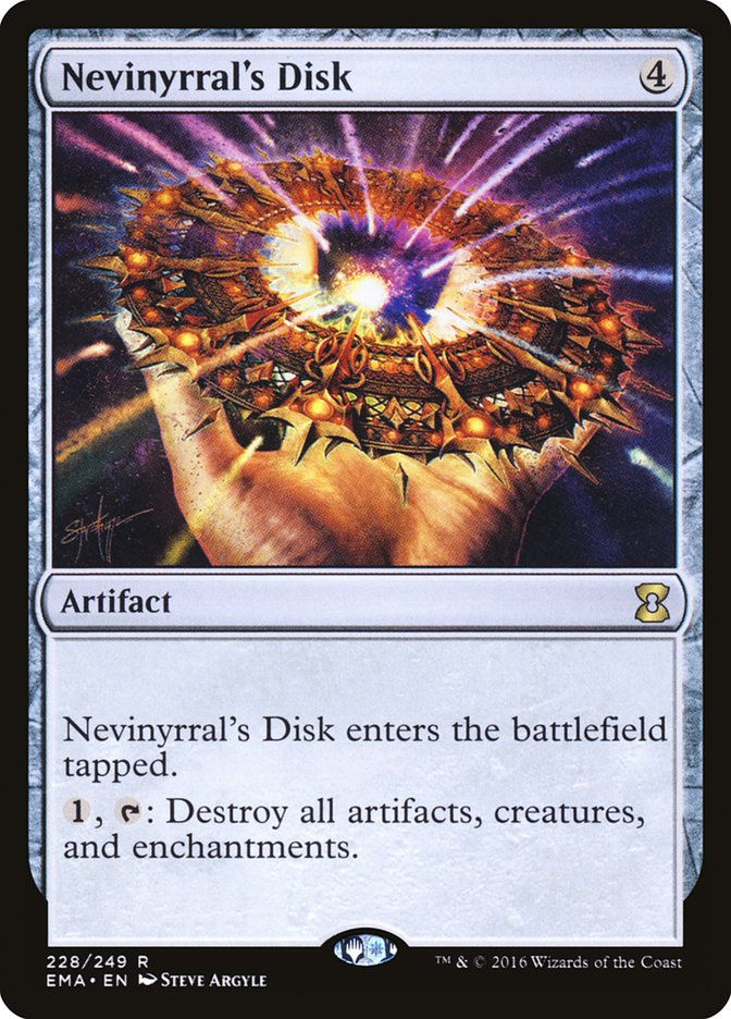 Nevinyrral's Disk (ema)