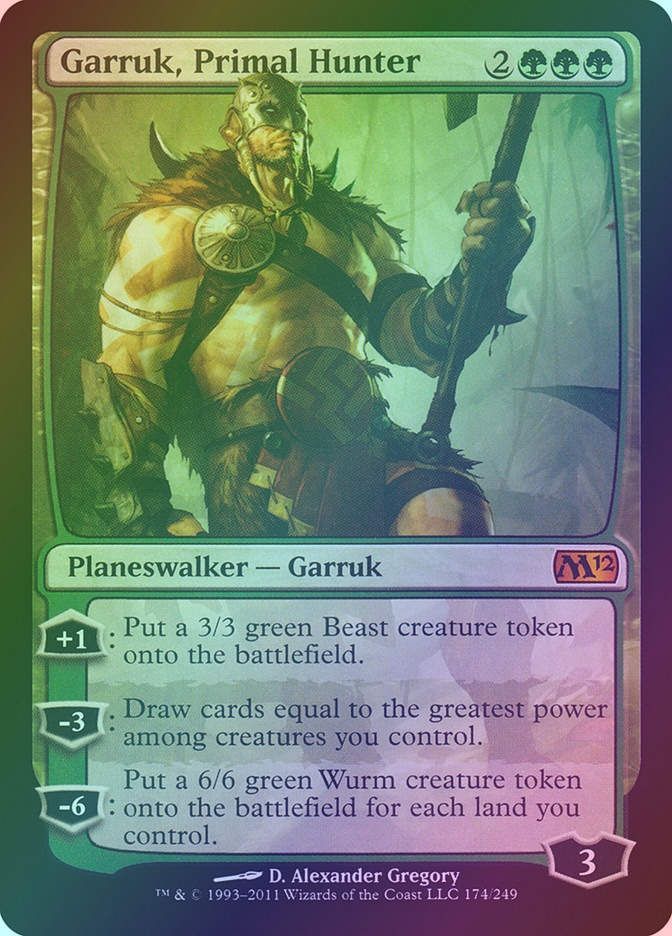 Garruk, Primal Hunter (M12) (174) / Foil