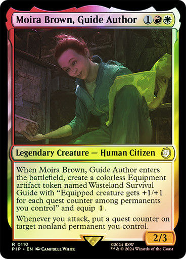 Moira Brown, Guide Author (pip) (110) / Foil