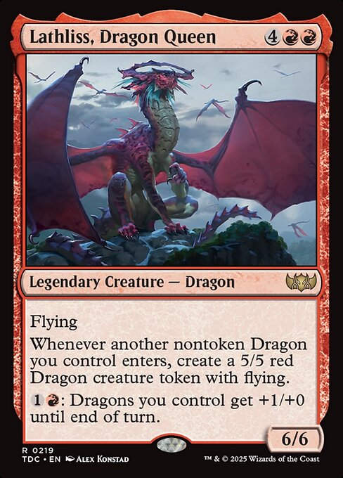 Lathliss, Dragon Queen (TDC) (219)