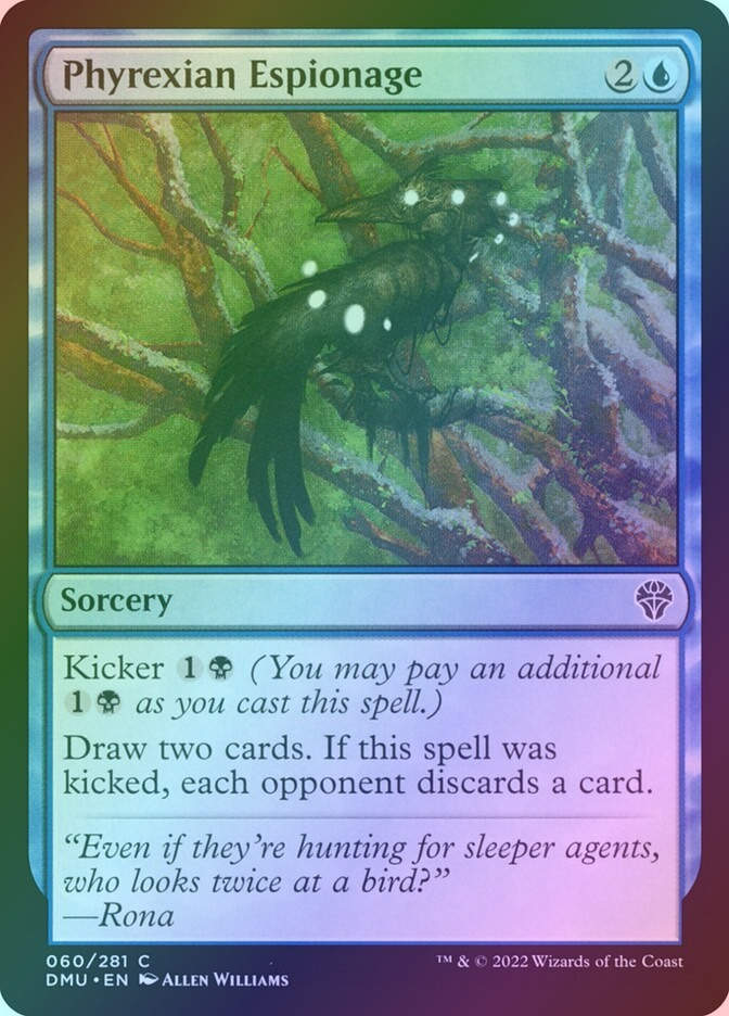 Phyrexian Espionage (DMU) (60) / Foil