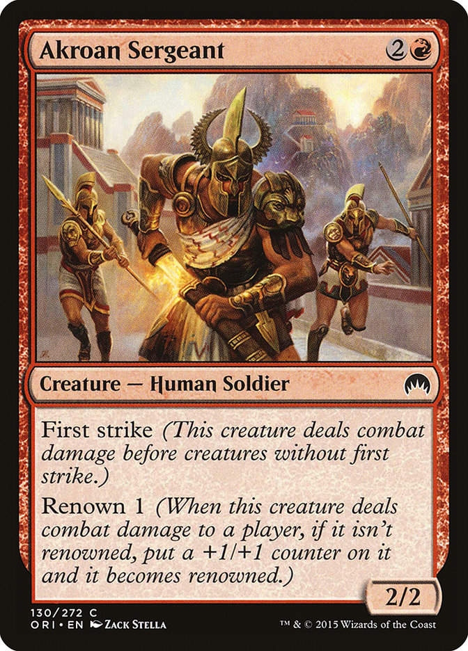Akroan Sergeant (ORI) (130)