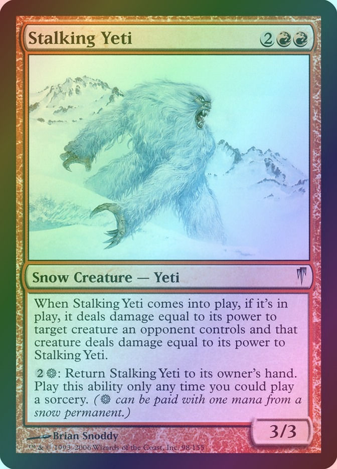 Stalking Yeti (CSP) (98) / Foil
