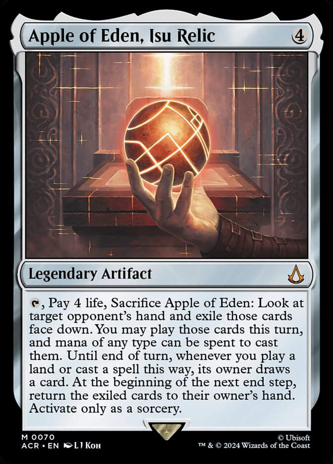 Apple of Eden, Isu Relic (ACR) (70)