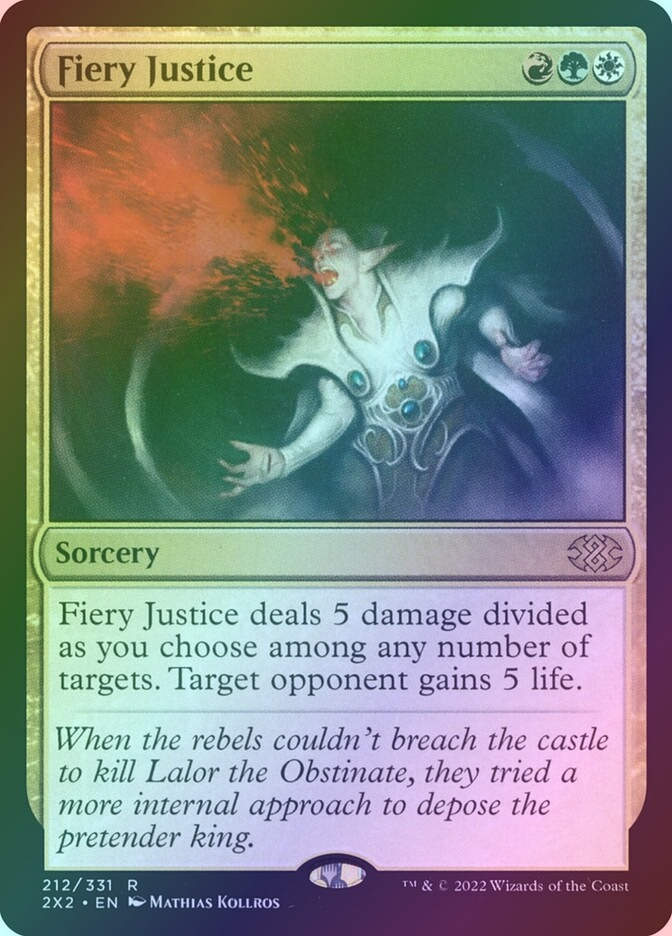 Fiery Justice (2X2) (212) / Foil