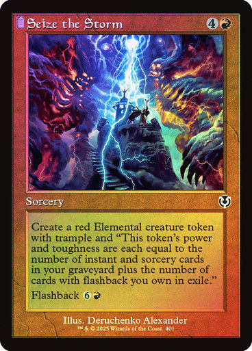 Seize the Storm (INR) (401) / Foil Retro