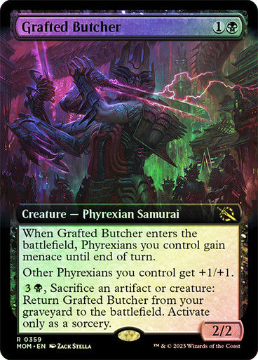 Grafted Butcher (mom_359) / Extended Art / Foil