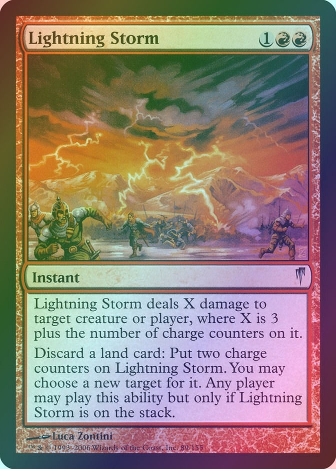 Lightning Storm (CSP) (89) / Foil