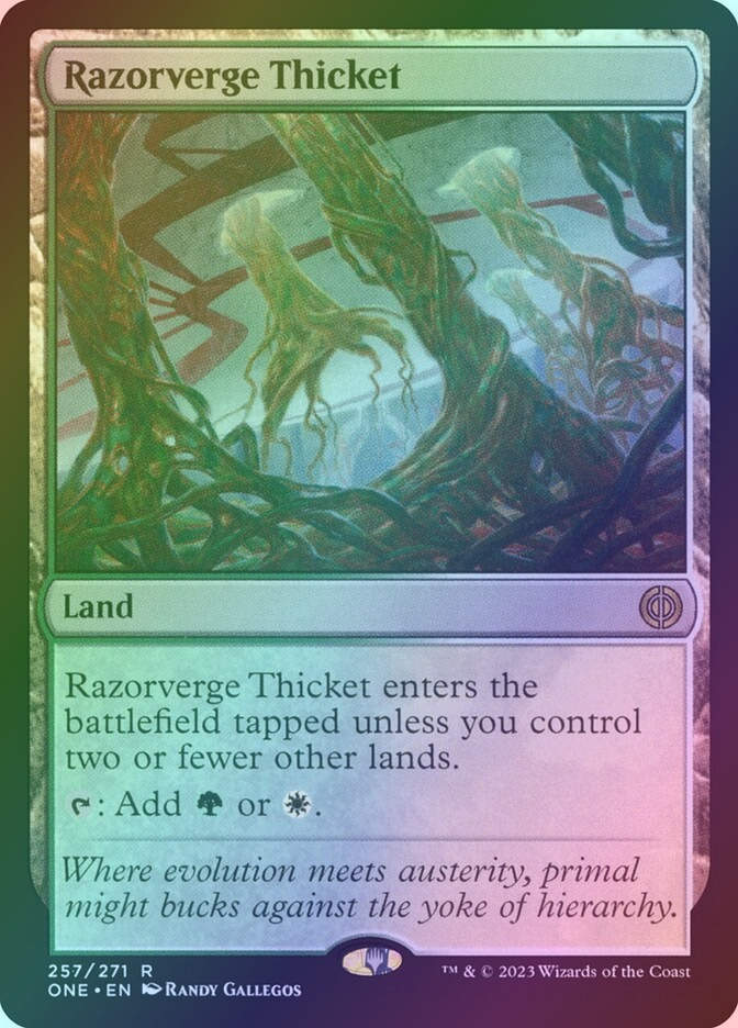 Razorverge Thicket (ONE) (257) / Foil