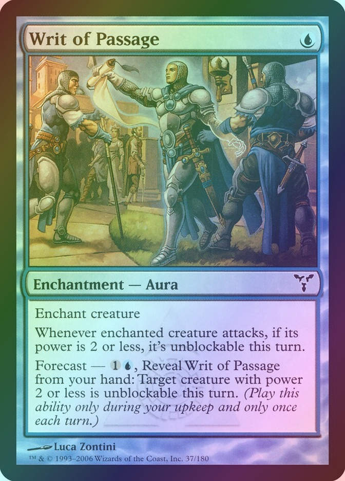 Writ of Passage (DIS) (37) / Foil