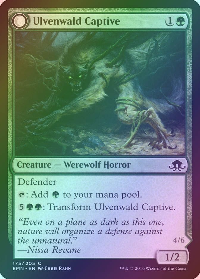 Ulvenwald Captive // Ulvenwald Abomination (EMN) (175) / Foil