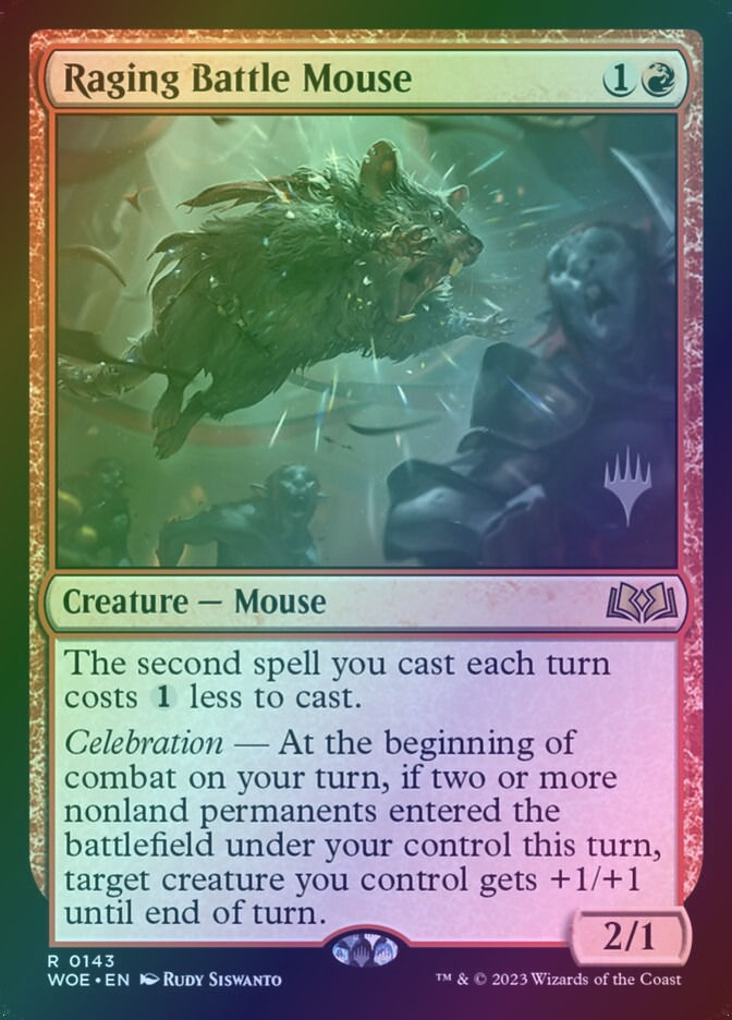 Raging Battle Mouse (PWOE) (143p) / Foil