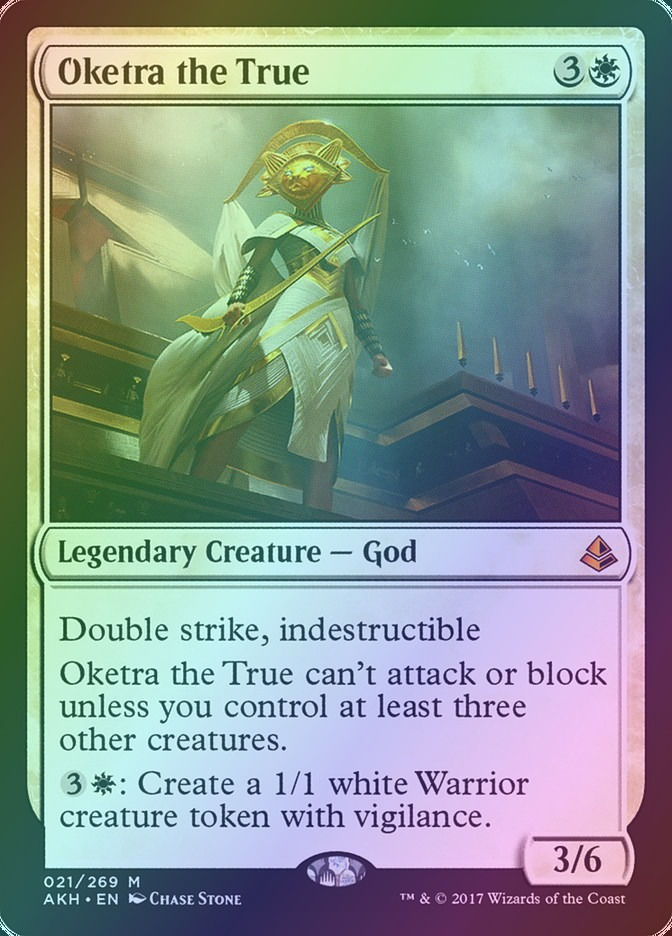 Oketra the True (AKH) (21) / Foil
