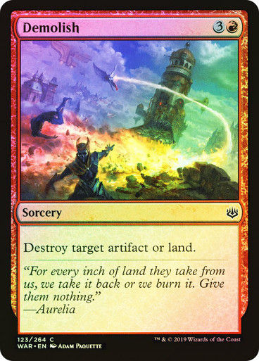 Demolish (WAR) (123) / Foil