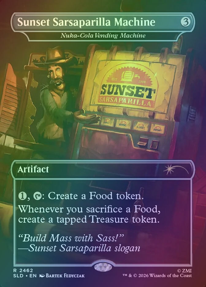 Nuka-Cola Vending Machine (SLD) (2462) / Borderless / Foil
