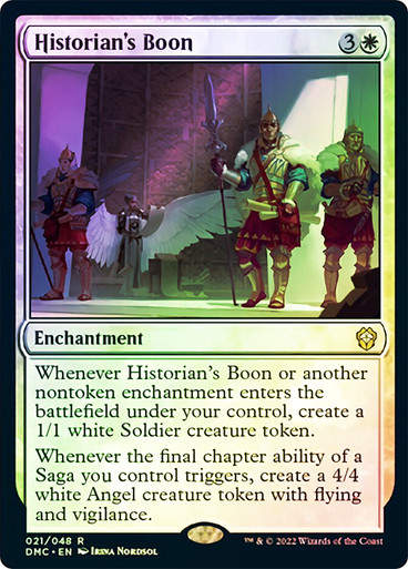 Historian's Boon (DMC) / Set Booster Foil
