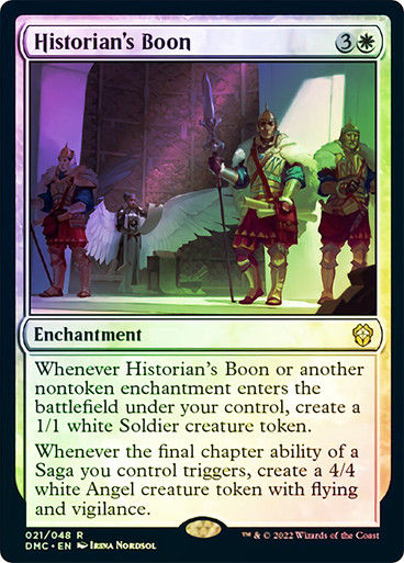 Historian's Boon (DMC) / Set Booster Foil