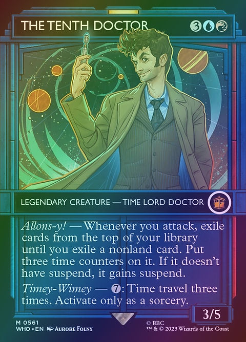 10th doctor mtg card The Tenth Doctor: MTG Doctor Who (surge foil)