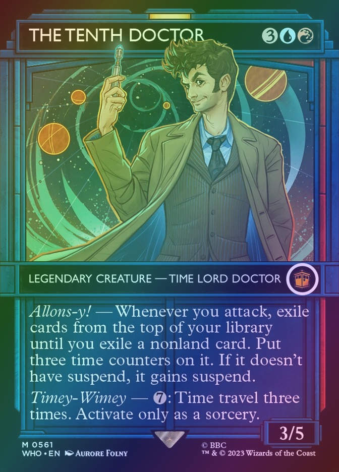 The Tenth Doctor (WHO) (561) / Borderless / Showcase / Foil