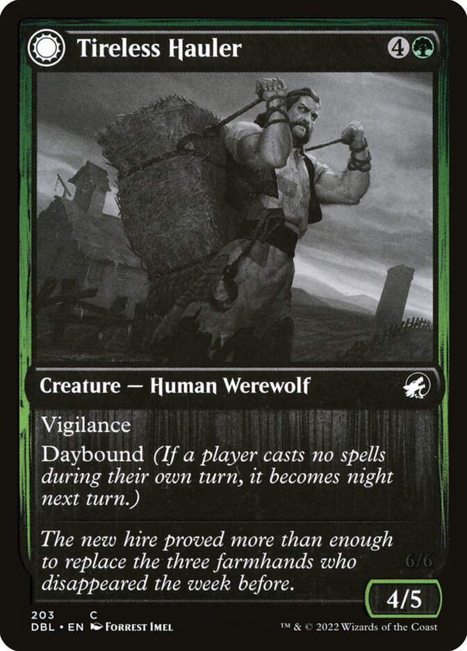 Tireless Hauler // Dire-Strain Brawler (DBL) (203)