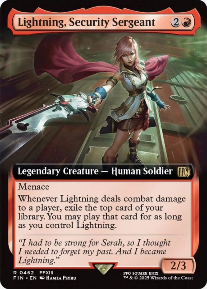Lightning, Security Sergeant (FIN) (462) / Extended Art