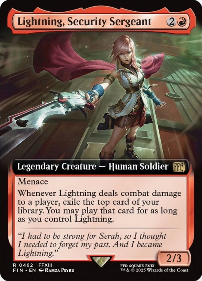 Lightning, Security Sergeant (FIN) (462) / Extended Art