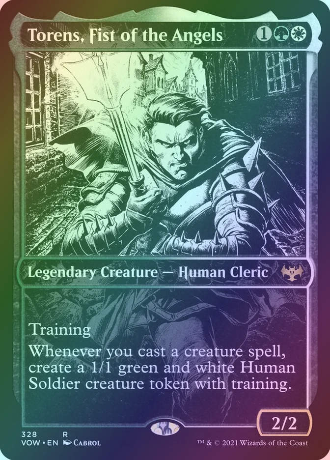 Torens, Fist of the Angels (VOW) (328) / Showcase / Foil